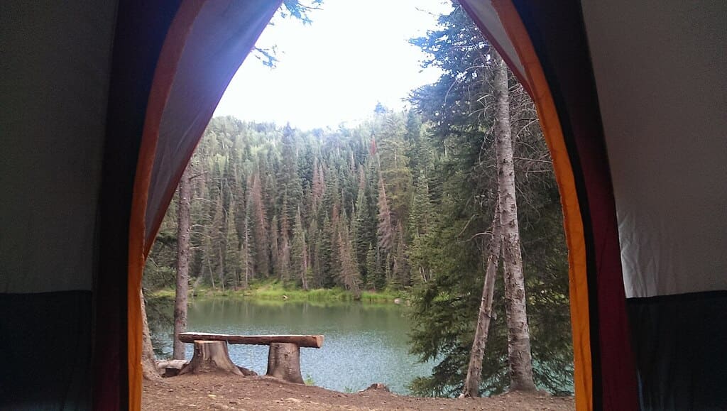 Oowah Lake - Photo by Intermountain Region US Forest Service via Wikimedia Commons, Public Domain